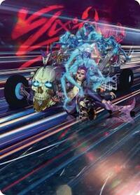 Midnight Mangler Art Card (38) [Art Series: Aetherdrift]