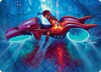 Chandra, Spark Hunter Art Card (20) [Art Series: Aetherdrift]