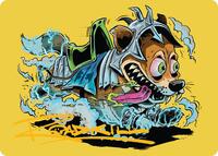 District Mascot Art Card (50/54) (Gold-Stamped Signature) (50) [Art Series: Aetherdrift]