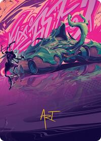 Earthrumbler Art Card (Gold-Stamped Signature) (42) [Art Series: Aetherdrift]