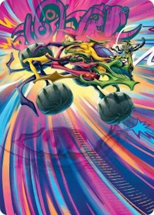 Thunderous Velocipede Art Card (AADFT-043) - Art Series: Aetherdrift
