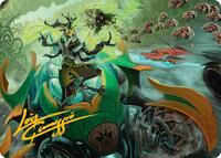 Aatchik, Emerald Radian Art Card (15/54) (Gold-Stamped Signature) (15) [Art Series: Aetherdrift]