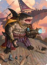 Captain Howler, Sea Scourge Art Card (4/54) (4) [Art Series: Aetherdrift]