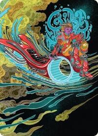 Cloudspire Skycycle Art Card (44) [Art Series: Aetherdrift]