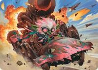 Redshift, Rocketeer Chief Art Card (13) [Art Series: Aetherdrift]