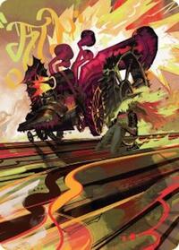 Rocketeer Boostbuggy Art Card (49) [Art Series: Aetherdrift]