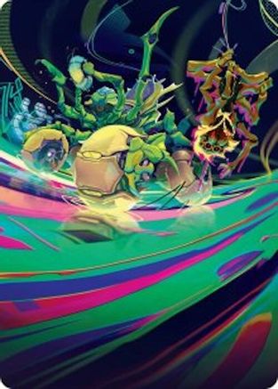 Thundering Broodwagon Art Card (AADFT-048) - Art Series: Aetherdrift