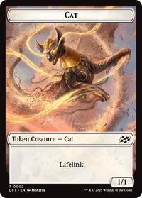 Cat // Thopter (0010) Double-Sided Token (2 // 10) [Aetherdrift]