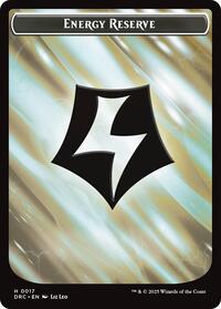 Energy Reserve // Energy Reserve Double-Sided Token (17) [Commander: Aetherdrift]