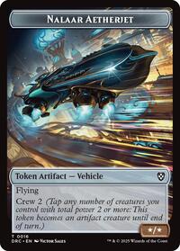 Nalaar Aetherjet // Treasure Double-Sided Token (16 // 11) [Commander: Aetherdrift]