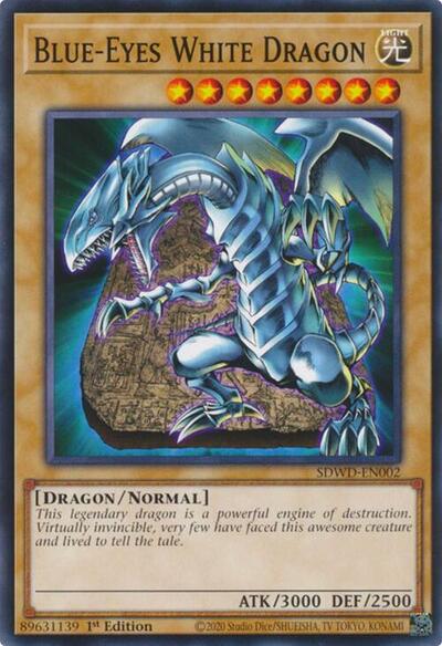 Blue-Eyes White Dragon (SDWD-EN002) (SDWD-EN002) [Structure Deck: Blue-Eyes White Destiny]