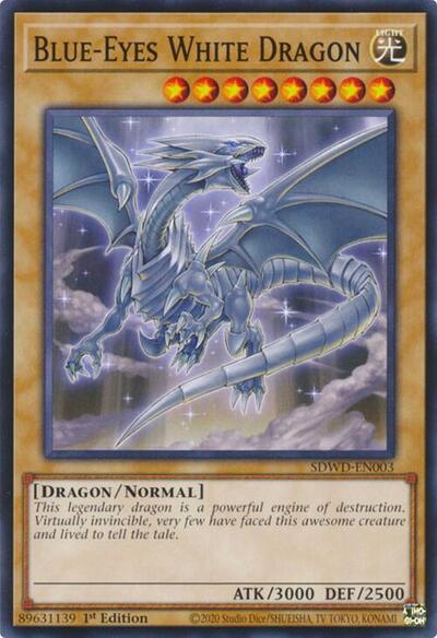 Blue-Eyes White Dragon (SDWD-EN003) (SDWD-EN003) [Structure Deck: Blue-Eyes White Destiny]