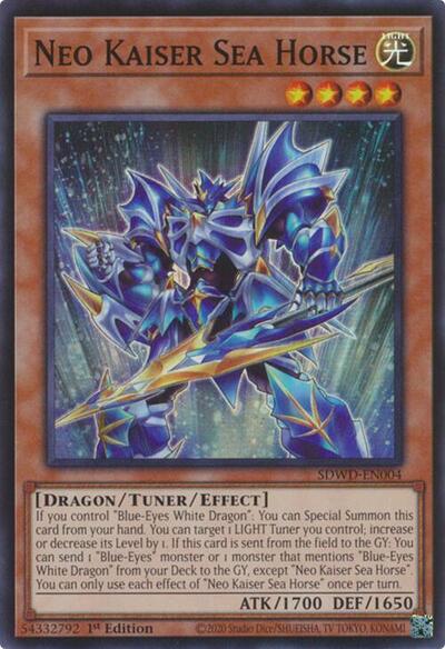 Neo Kaiser Sea Horse (SDWD-EN004) [Structure Deck: Blue-Eyes White Destiny]