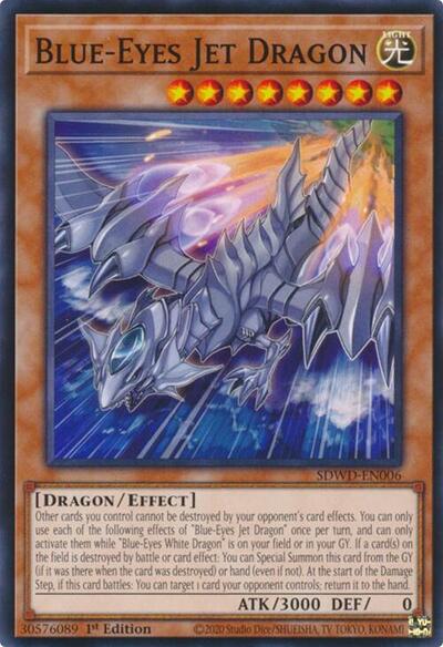 Blue-Eyes Jet Dragon (SDWD-EN006) [Structure Deck: Blue-Eyes White Destiny]