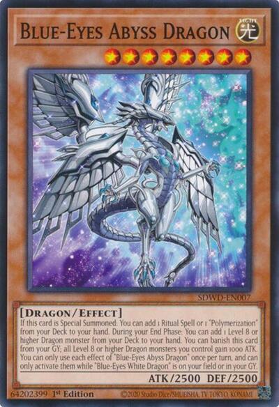 Blue-Eyes Abyss Dragon (SDWD-EN007) [Structure Deck: Blue-Eyes White Destiny]