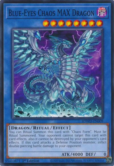 Blue-Eyes Chaos MAX Dragon (SDWD-EN009) [Structure Deck: Blue-Eyes White Destiny]