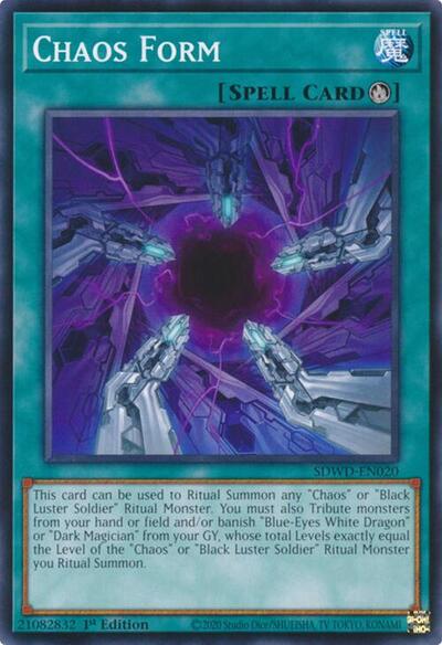 Chaos Form (SDWD-EN020) [Structure Deck: Blue-Eyes White Destiny]