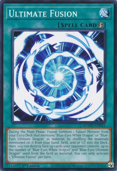 Ultimate Fusion (SDWD-EN021) [Structure Deck: Blue-Eyes White Destiny]