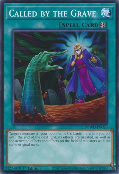 Called by the Grave (SDWD-EN026) [Structure Deck: Blue-Eyes White Destiny]