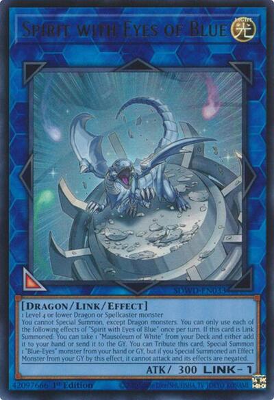 Spirit with Eyes of Blue (SDWD-EN033) [Structure Deck: Blue-Eyes White Destiny]