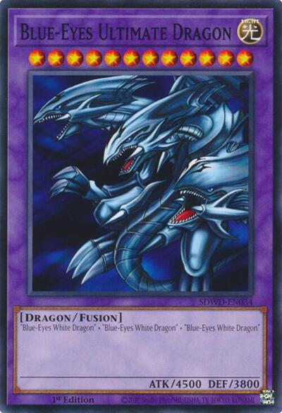 Blue-Eyes Ultimate Dragon (SDWD-EN034) [Structure Deck: Blue-Eyes White Destiny]