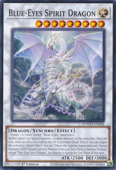 Blue-Eyes Spirit Dragon (SDWD-EN038) [Structure Deck: Blue-Eyes White Destiny]