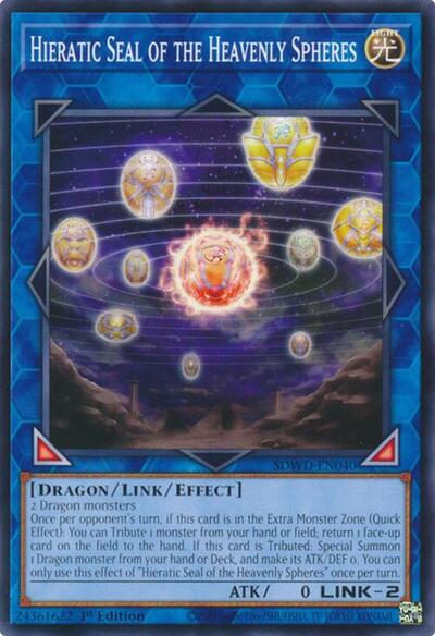 Hieratic Seal of the Heavenly Spheres (SDWD-EN040) [Structure Deck: Blue-Eyes White Destiny]