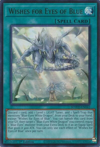 Wishes for Eyes of Blue (SDWD-EN042) [Structure Deck: Blue-Eyes White Destiny]
