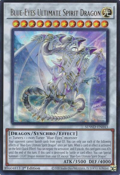 Blue-Eyes Ultimate Spirit Dragon (SDWD-EN043) [Structure Deck: Blue-Eyes White Destiny]
