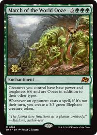 March of the World Ooze (169) [Prerelease Cards]