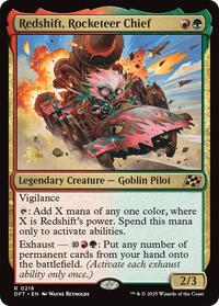 Redshift, Rocketeer Chief (218) [Prerelease Cards]