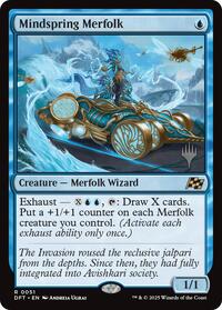 Mindspring Merfolk (51) [Promo Pack: Aetherdrift]