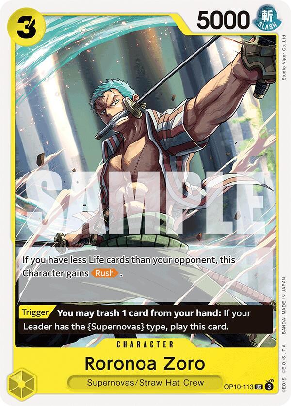 Roronoa Zoro (113) (OP10-113) [Royal Blood]