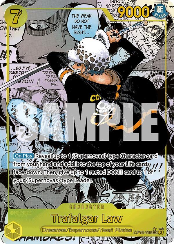 Trafalgar Law (119) (Manga) (OP10-119) [Royal Blood]