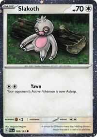 Slakoth (Cosmos Holo) (160/193) [Miscellaneous Cards & Products]