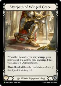 Warpath of Winged Grace - JDG042 (JDG042) [Flesh and Blood: Promo Cards]