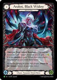 Arakni, Black Widow (Extended Art) - LGS376 (LGS376) [Flesh and Blood: Promo Cards]