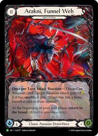 Arakni, Funnel Web (Extended Art) - LGS377 (LGS377) [Flesh and Blood: Promo Cards]