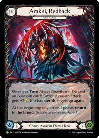 Arakni, Redback (Extended Art) - LGS379 (LGS379) [Flesh and Blood: Promo Cards]