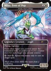 Miku, Font of Pop - Giada, Font of Hope (1586) [Secret Lair Drop Series]