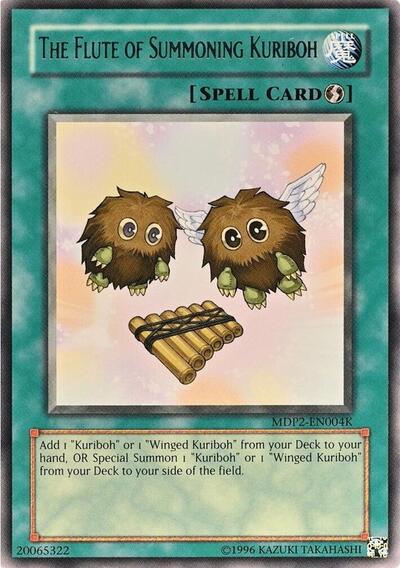 The Flute of Summoning Kuriboh (MDP2-EN004K) [Redemption Replacement]