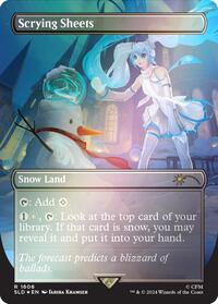 Scrying Sheets (Rainbow Foil) (1606) [Secret Lair Drop Series]