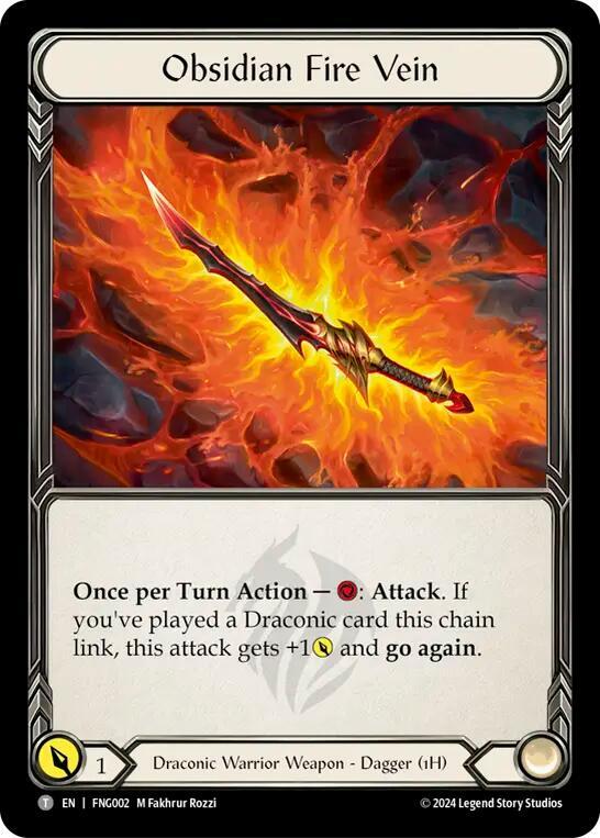 Obsidian Fire Vein (FNG002) [Blitz Deck: The Hunted - Fang]