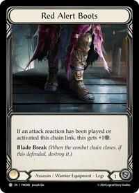 Red Alert Boots (FNG006) [Blitz Deck: The Hunted - Fang]
