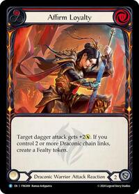 Affirm Loyalty (Red) (FNG009) [Blitz Deck: The Hunted - Fang]
