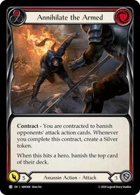 Annihilate the Armed (Red) (ARK008) [Blitz Deck: The Hunted - Arakni]