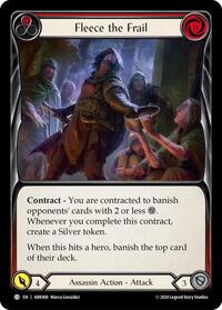 Fleece the Frail (Red) (ARK009) [Blitz Deck: The Hunted - Arakni]