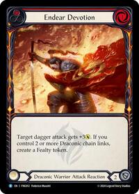 Endear Devotion (Red) (FNG012) [Blitz Deck: The Hunted - Fang]