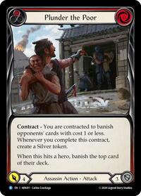 Plunder the Poor (Red) (ARK011) [Blitz Deck: The Hunted - Arakni]