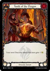 Tooth of the Dragon (Red) (FNG021) [Blitz Deck: The Hunted - Fang]